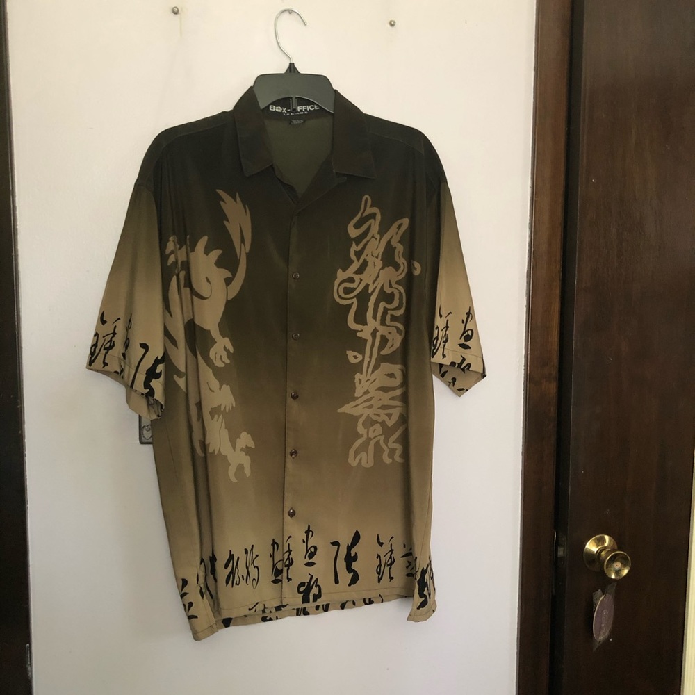 Asian inspired Button down - Picture 2 of 5